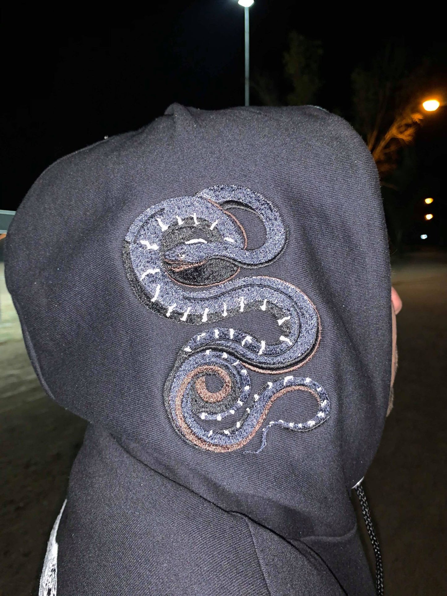 Embroidered "Envision X Create" Zip-Up Hoodie